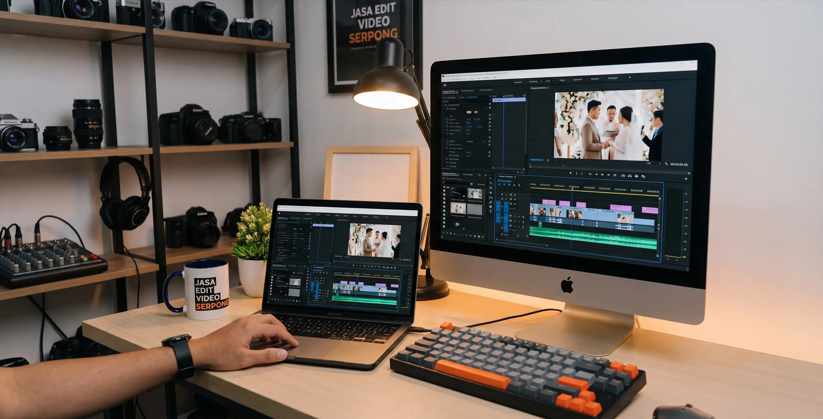 Proses Editing Video Profesional di Studio Jasa Edit Video Serpong Tangerang Selatan